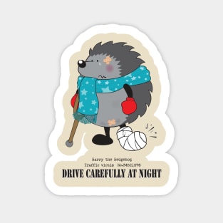 Drive carefully at night Sticker